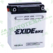 Аккумулятор кислотный EXIDE EB12A-A 12Ah 165A 134/80/160