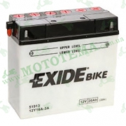 Аккумулятор кислотный EXIDE 12Y16A-3A 20Ah 210A, 185/81/170
