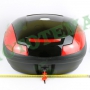 Кофр для мотоцикла (багажник) (570*340*420мм) FXW HF-882 Черный лак