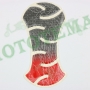 Наклейка защитная на бензобак (силикон, красная) 'MOTOSTAR' #5018
