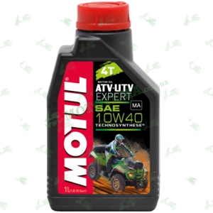 Масло моторное полусинтетика для квадроциклов MOTUL ATV-UTV Expert 4T 10W40 1 литр