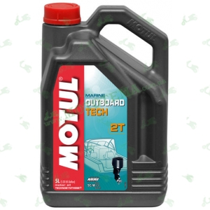 Моторное масло полусинтетика Motul Outboard Tech 2T 5 литров