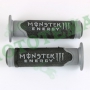 Грипсы (ручки руля) Monster Energy (серый цвет)