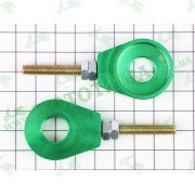 Натяжитель цепи трансмиссии 12mm (зелёный) "RIDE IT"